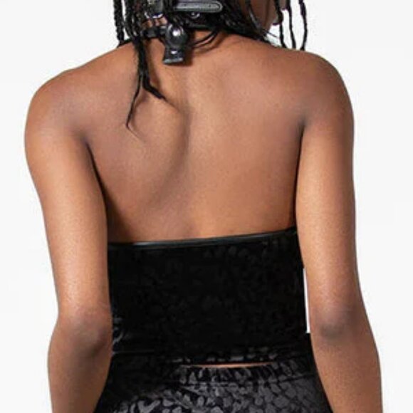 KILLSTAR Alley Cat Halter Top - Picture 2 of 6